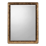 John Richard Gilded Oak Lighted Mirror - Rectangular